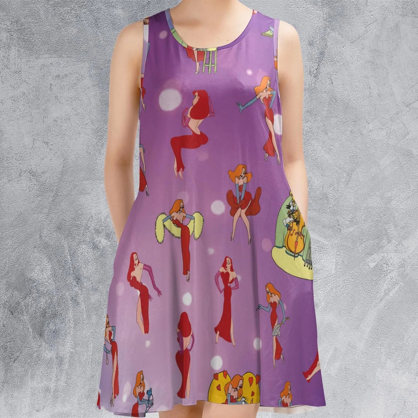 Casual Sleeveless Dress - JFGW5P51