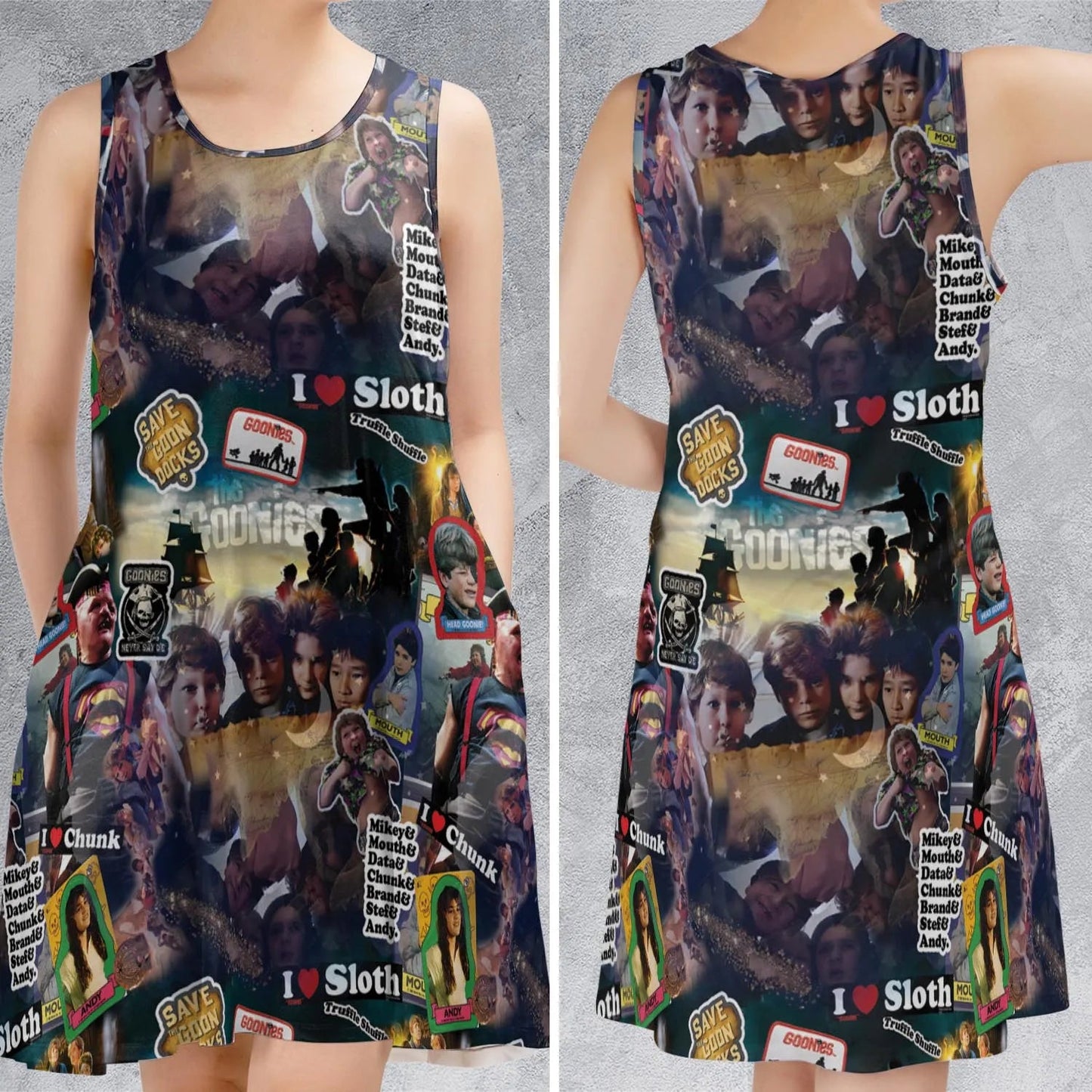 Casual Sleeveless Dress - NQDYU5RN