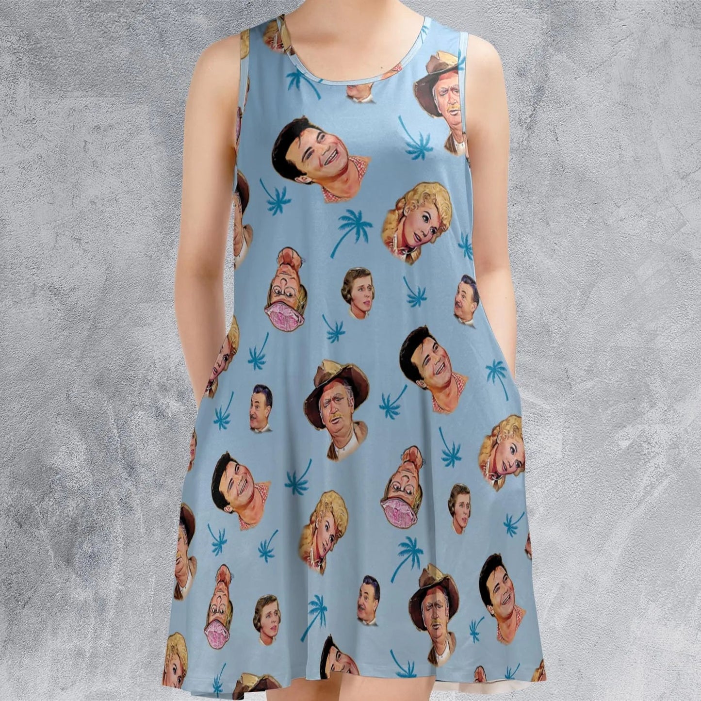 Casual Sleeveless Dress - A1LXXNP7