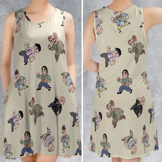 Casual Sleeveless Dress - 7XWXRYPF