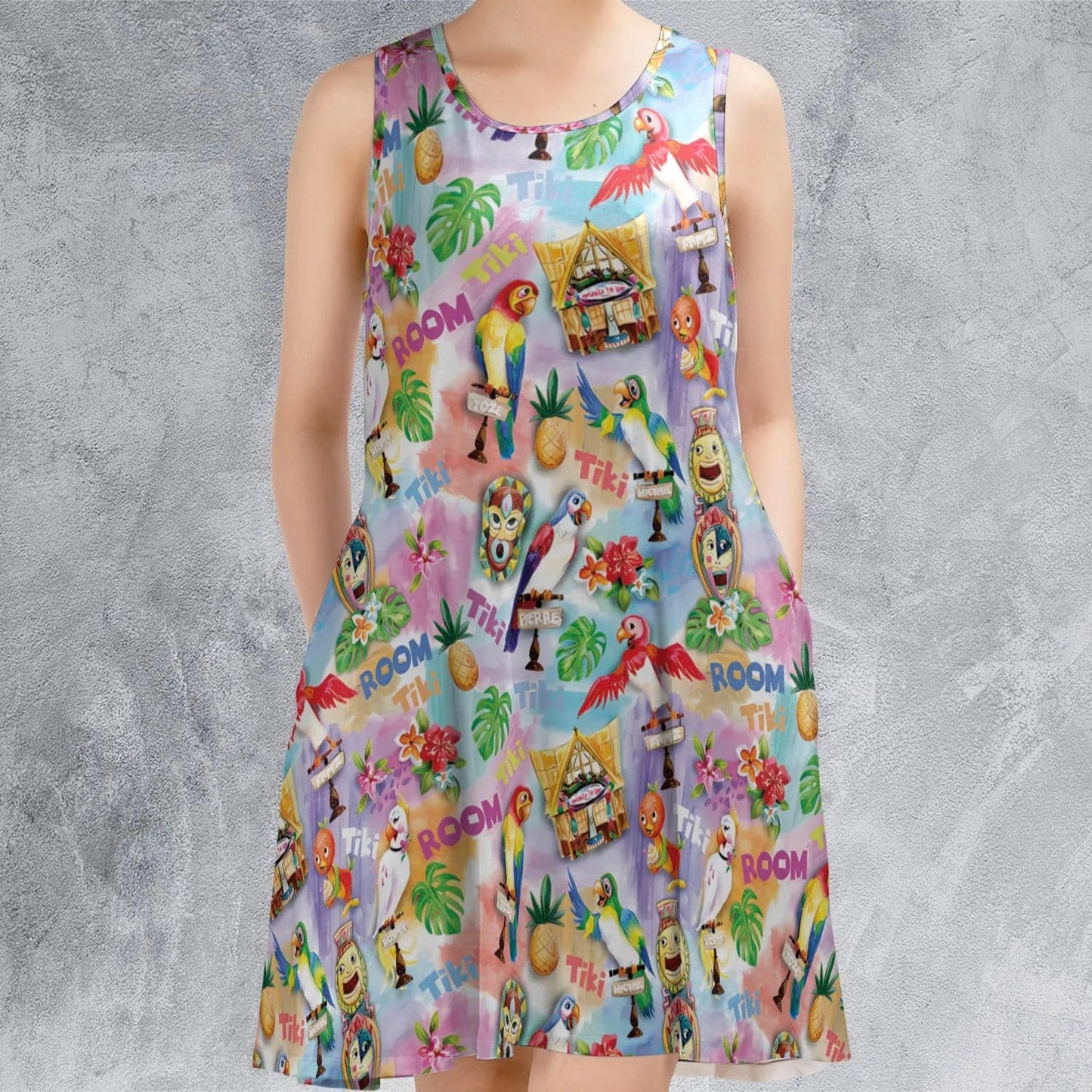 Casual Sleeveless Dress - GRJ3LTHZ