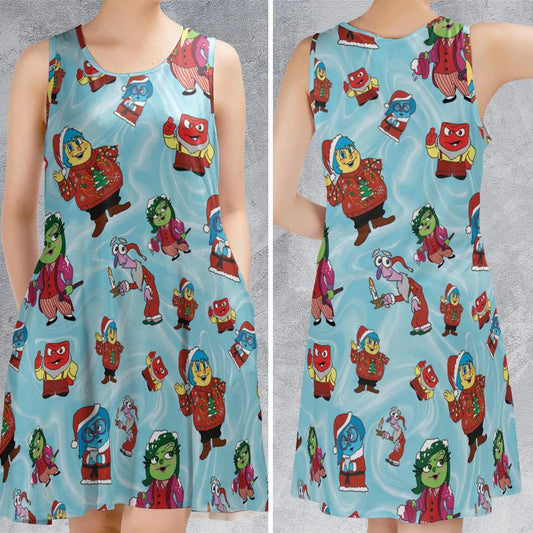 Casual Sleeveless Dress - 5SETY81G