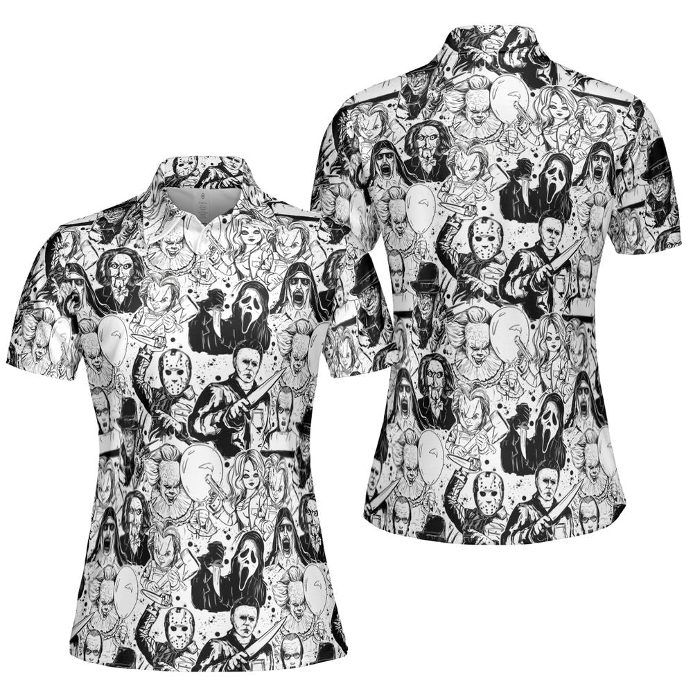 AOP Men/Women Polo Shirt - B2DETD98 -  - 5