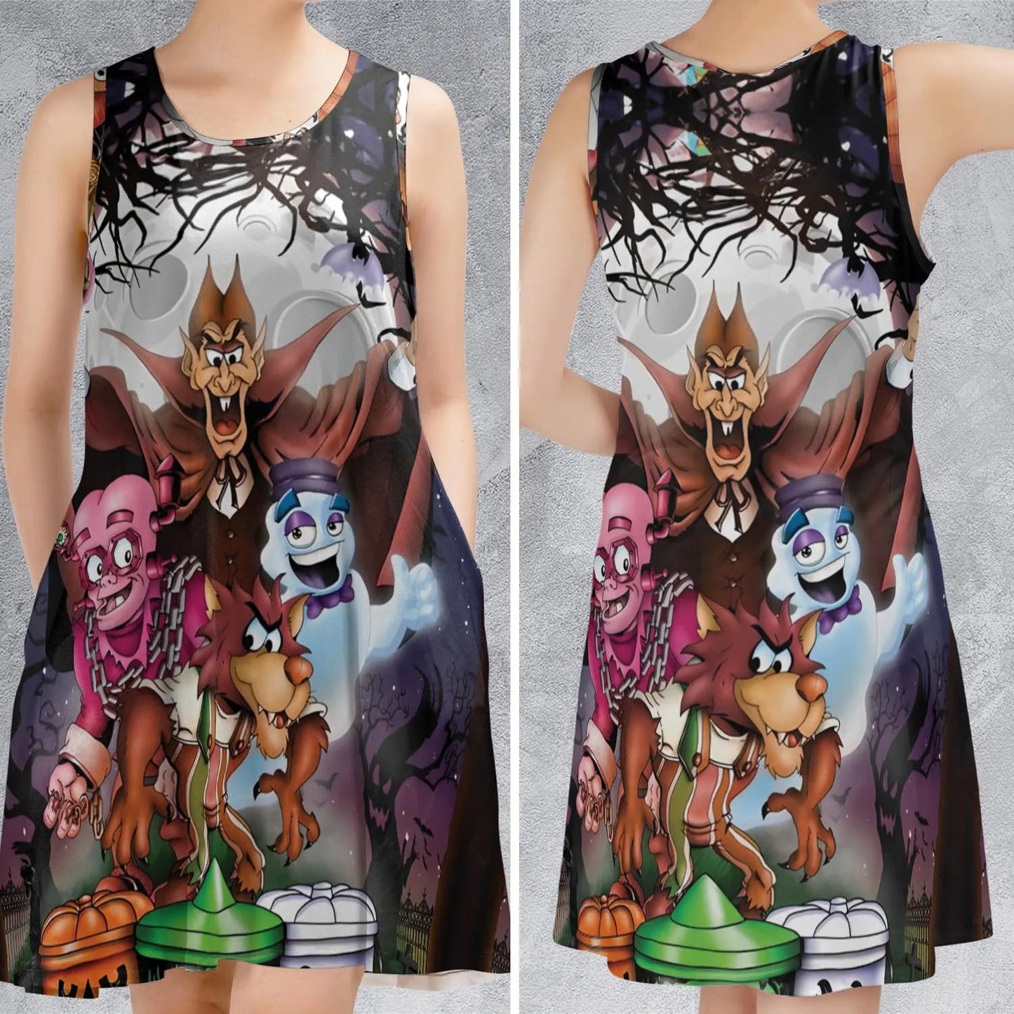 Casual Sleeveless Dress - BZR42SAD