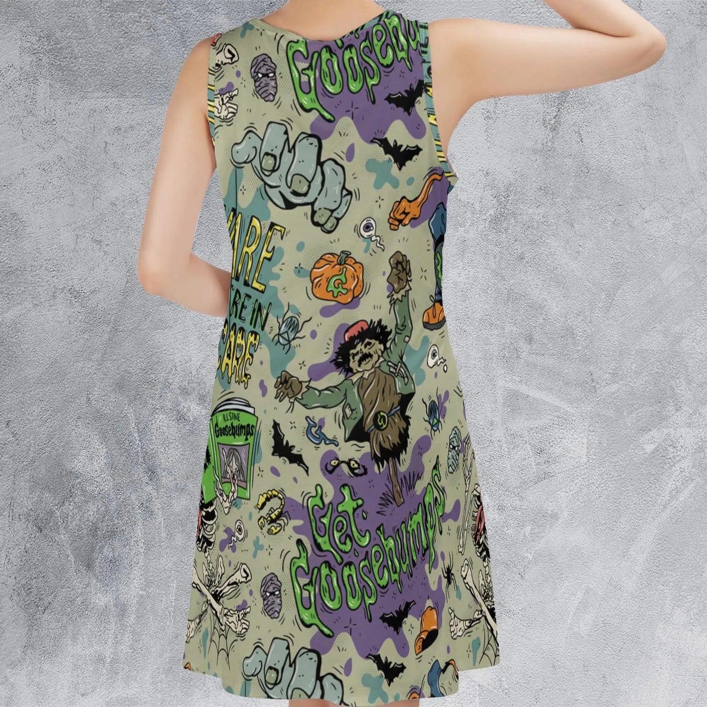Casual Sleeveless Dress - 2Y6TRZHL