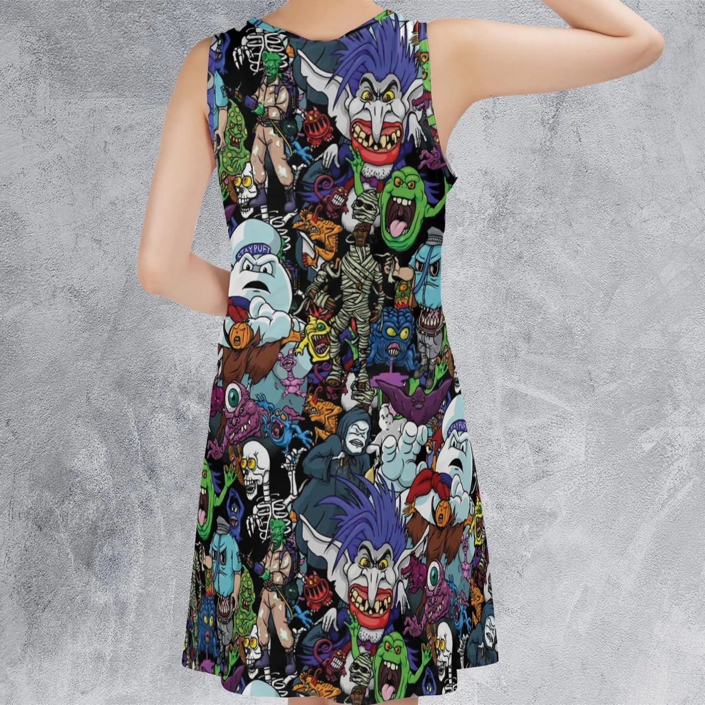 Casual Sleeveless Dress - 4682W91W