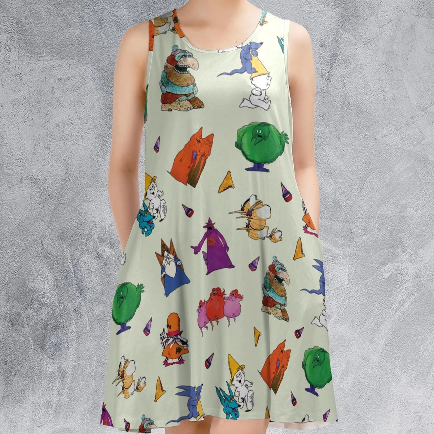 Casual Sleeveless Dress - G1GGQ21J