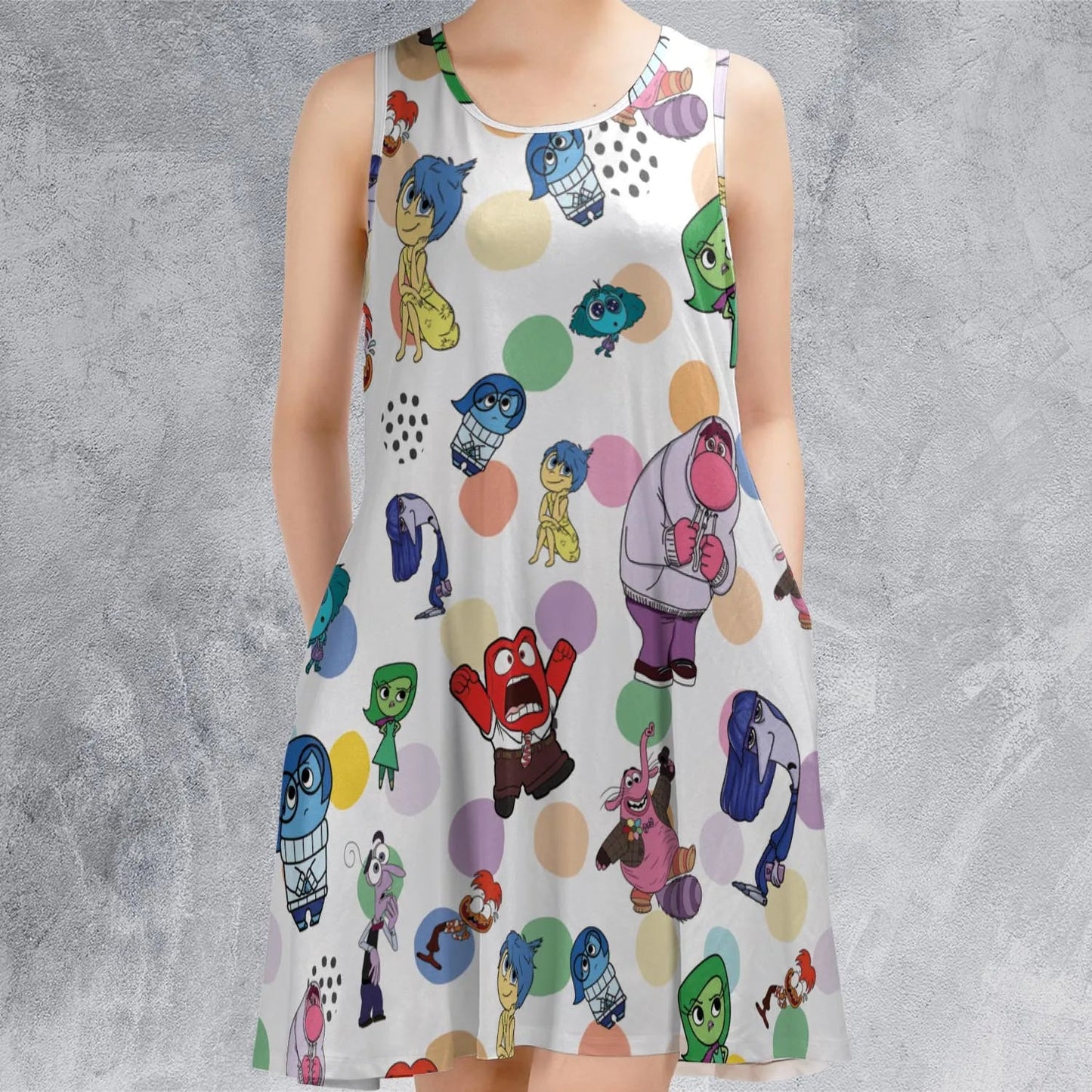 Casual Sleeveless Dress - UJUDD7KD