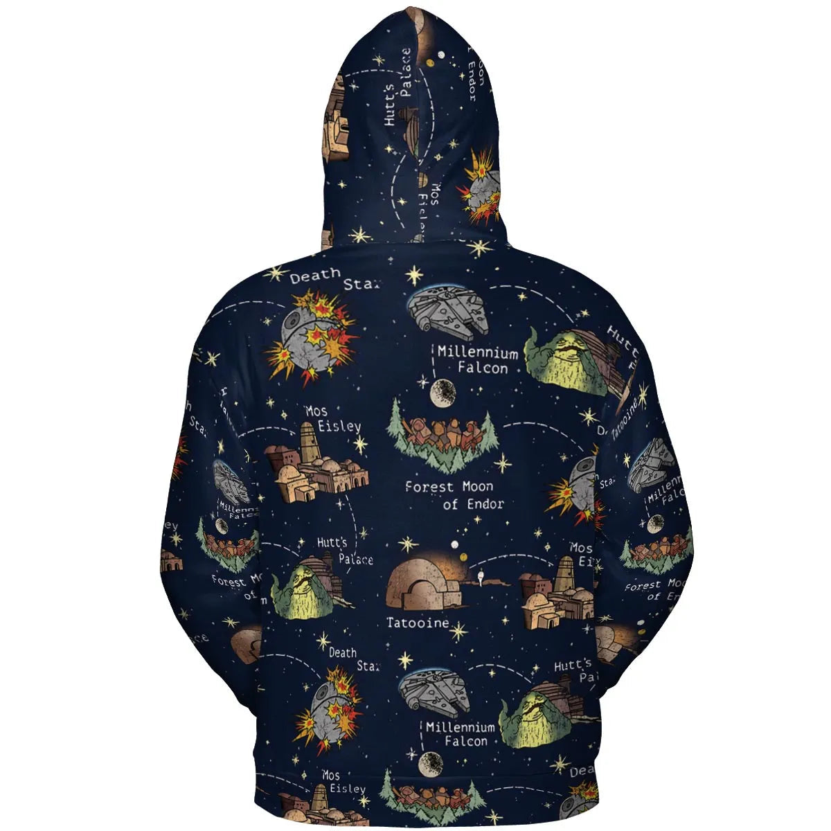 Full Print Hoodie - BK4QE3SY