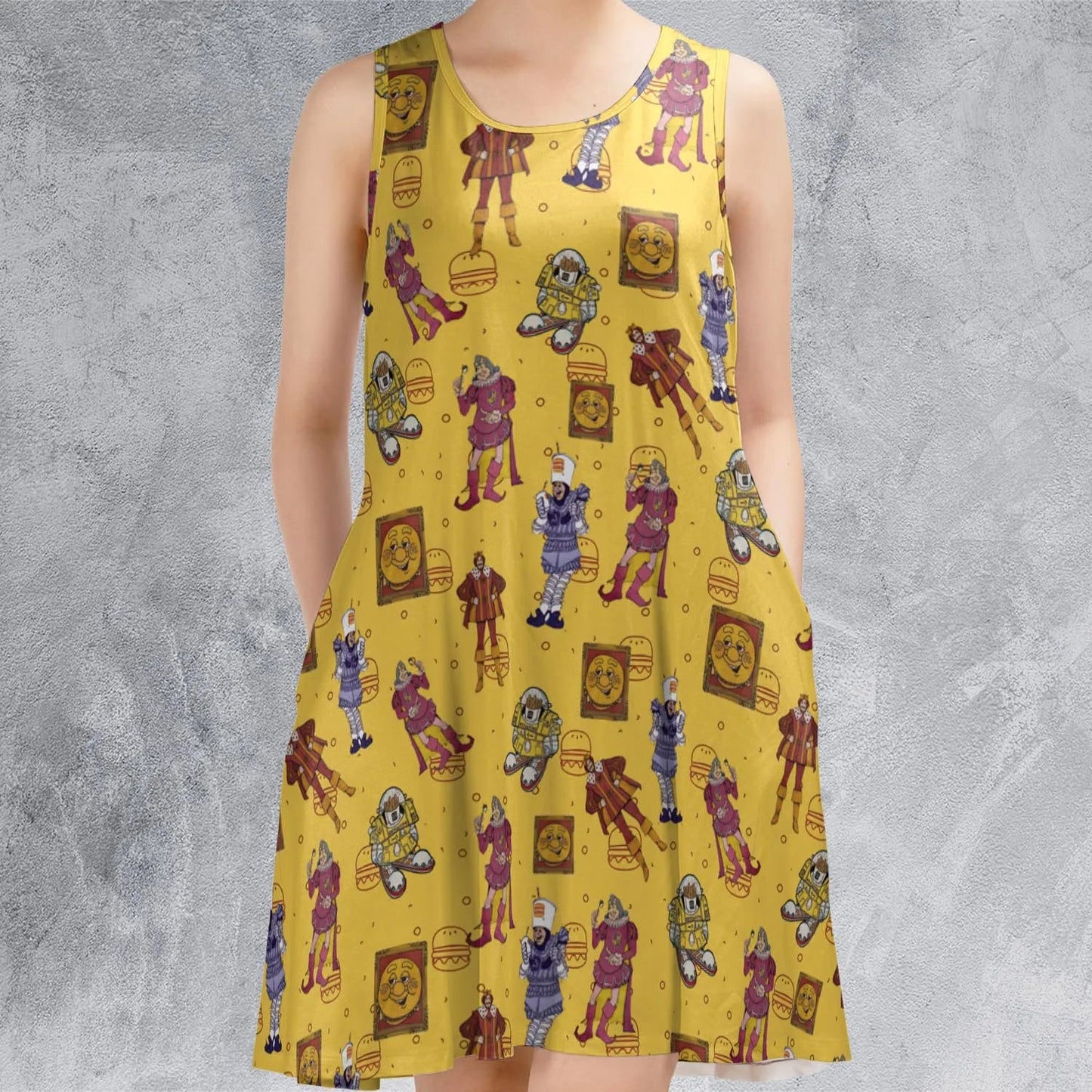 Casual Sleeveless Dress - F3C1RQRR