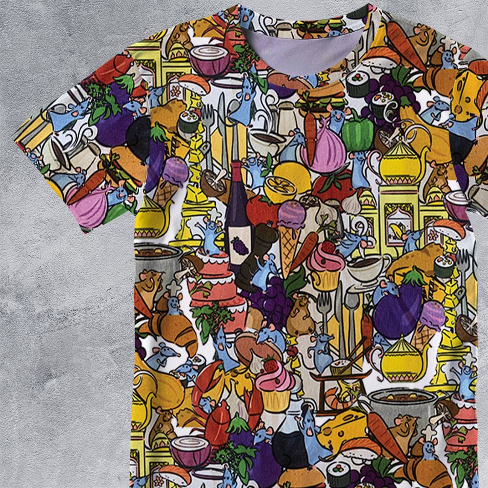 All-Over Print Unisex T-Shirt - T42HXELM -  - 2