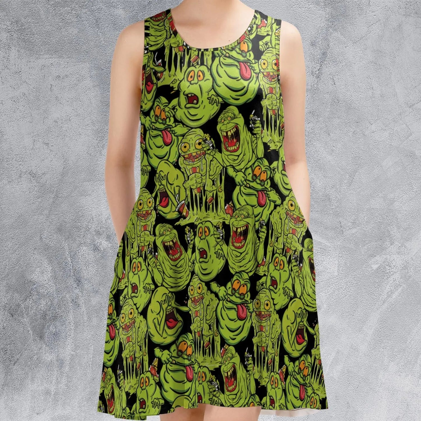 Casual Sleeveless Dress - RF2QDZ85