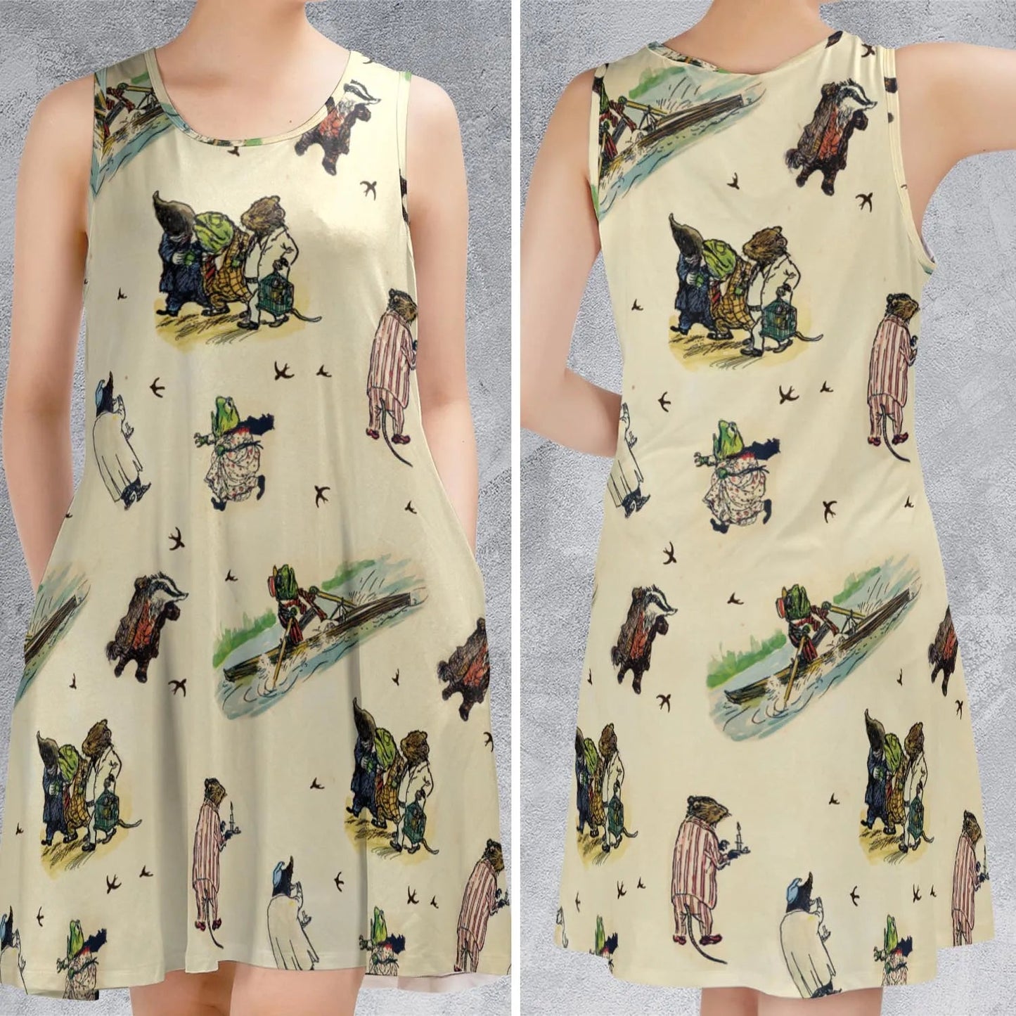 Casual Sleeveless Dress - NW8QRDR6
