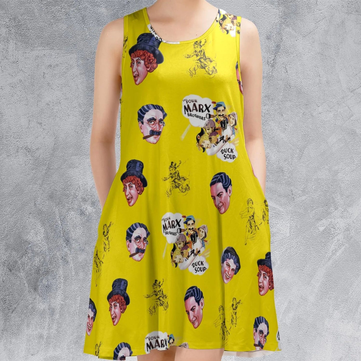 Casual Sleeveless Dress - ZL5U3DBC
