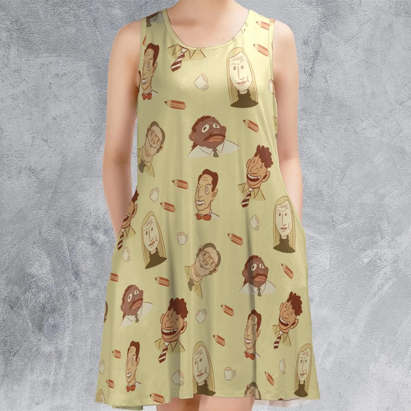 Casual Sleeveless Dress - DQNRG1VG