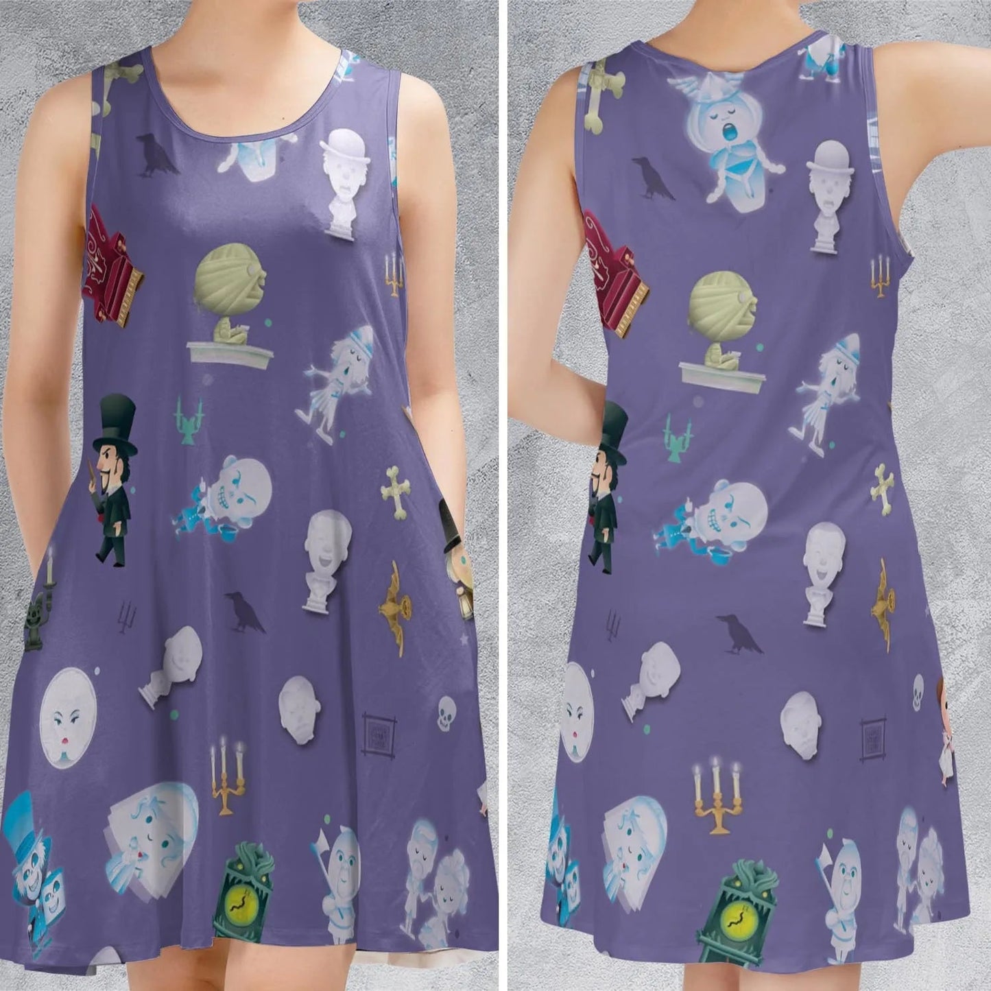 Casual Sleeveless Dress - VNUD2JGK