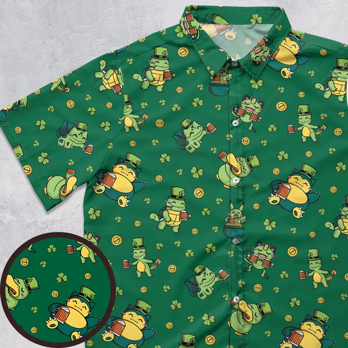 Short Sleeve Button Shirt - T77X6U7K
