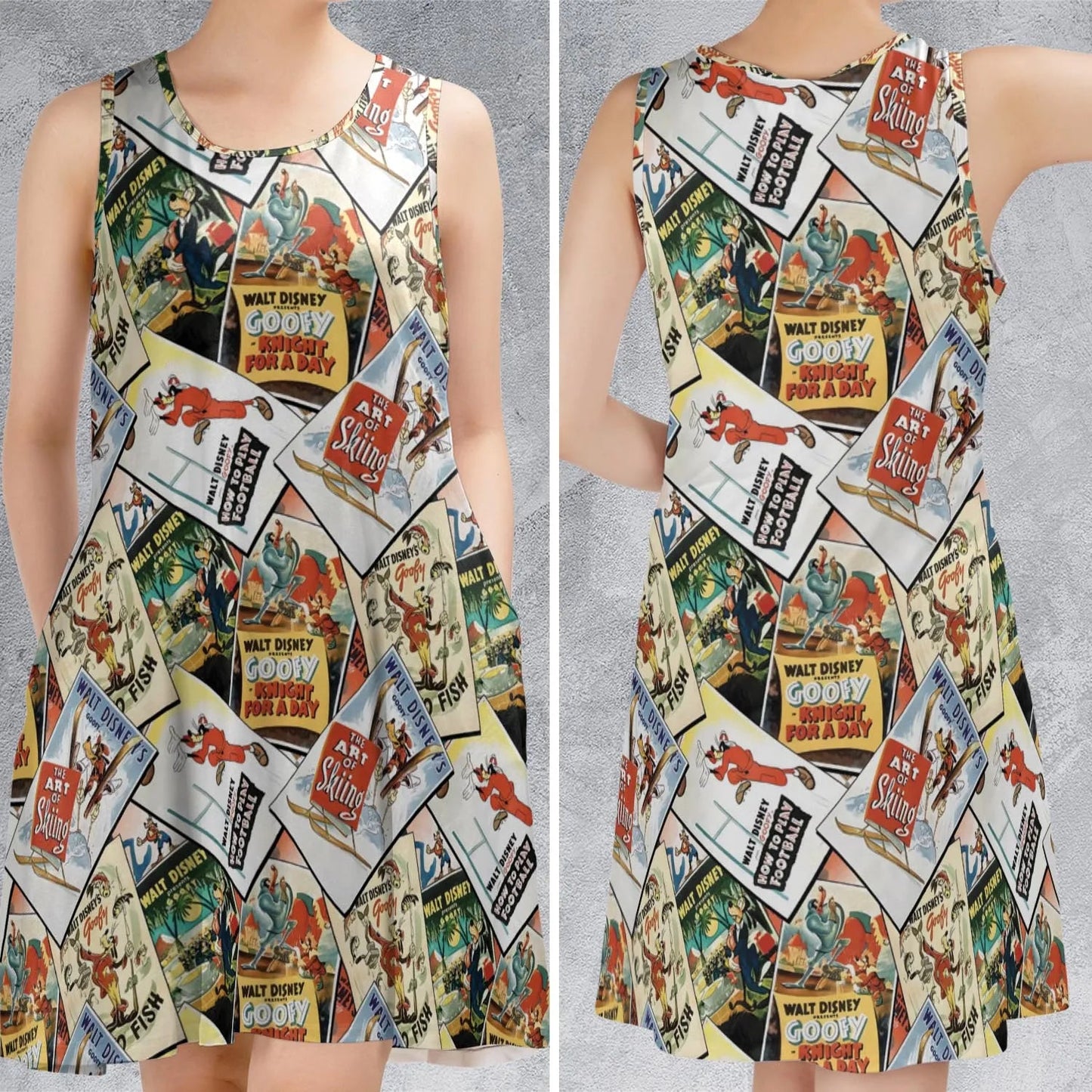 Casual Sleeveless Dress - 6SZSM2M4