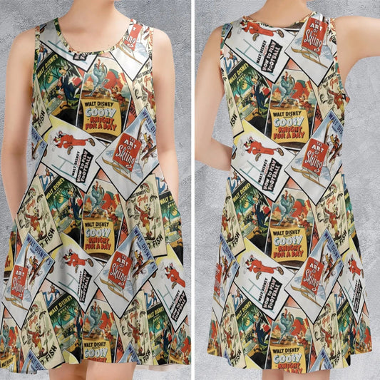 Casual Sleeveless Dress - 6SZSM2M4