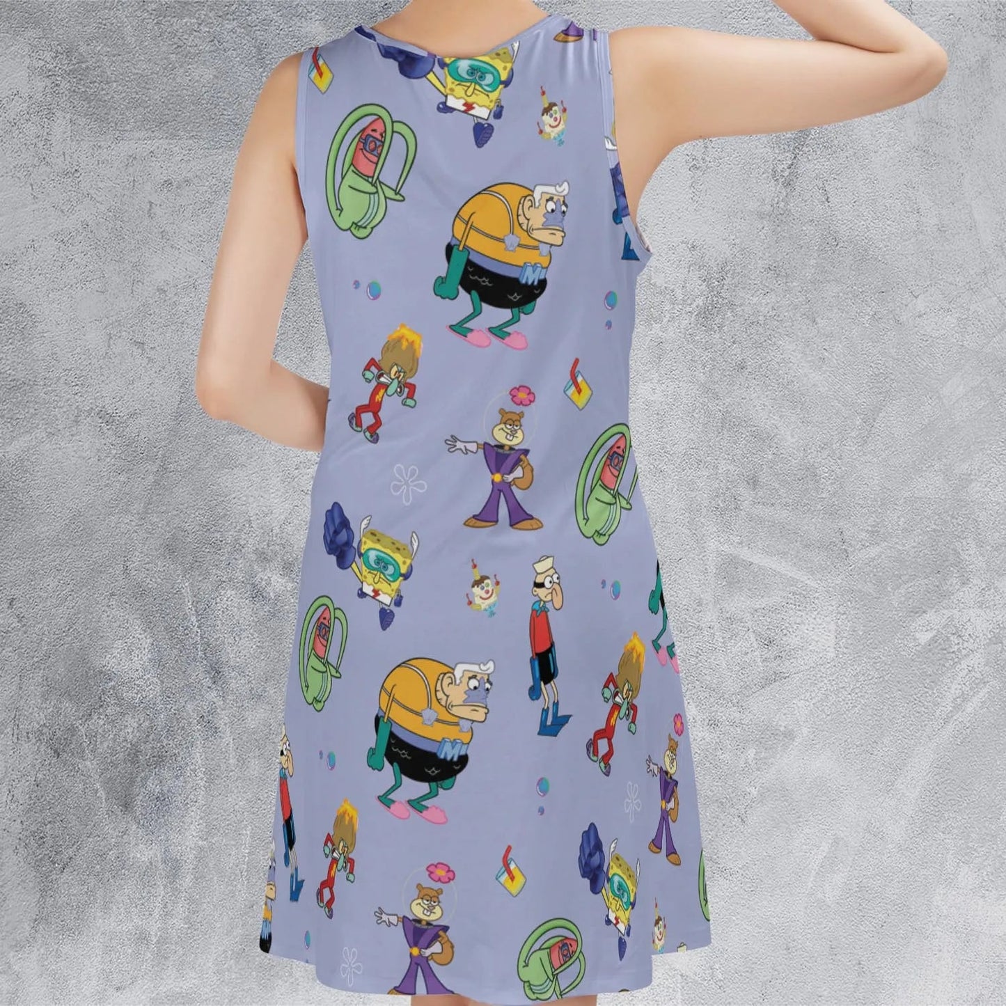Casual Sleeveless Dress - 33F3CNF2