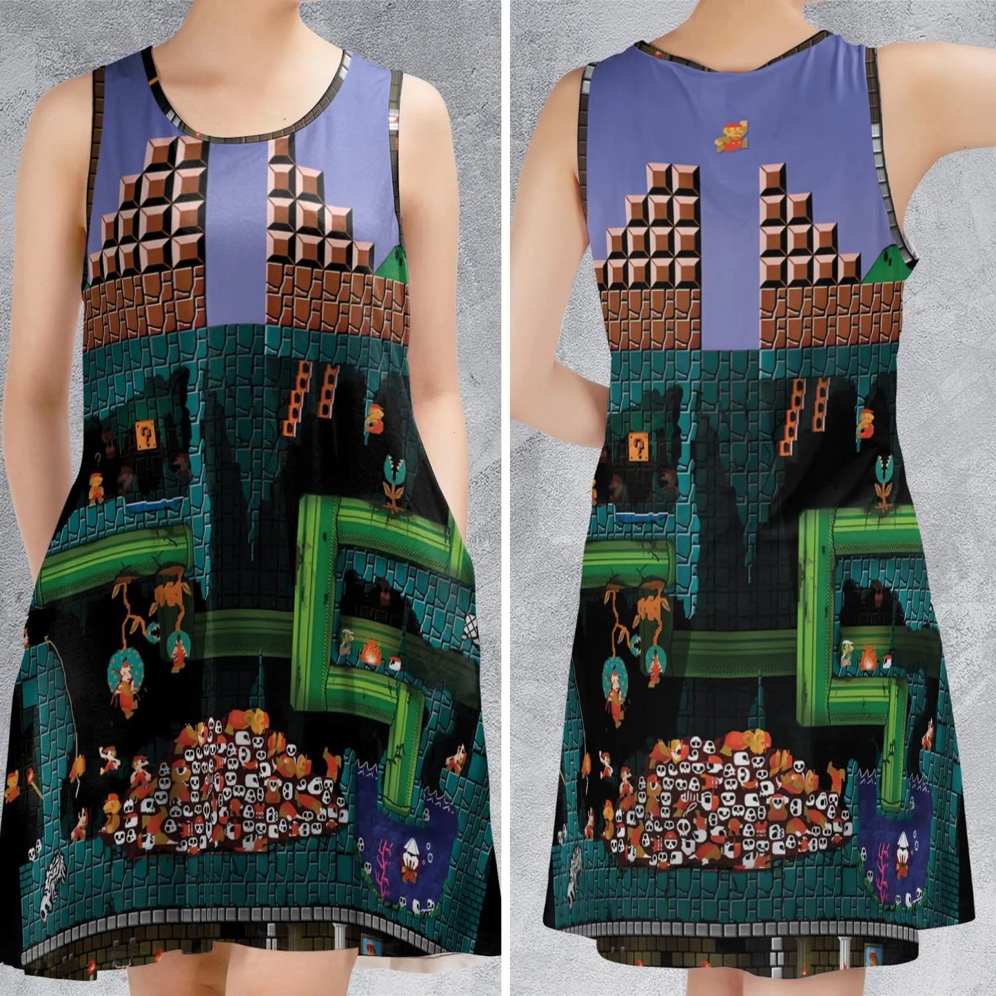 Casual Sleeveless Dress - M4Y4KLXR