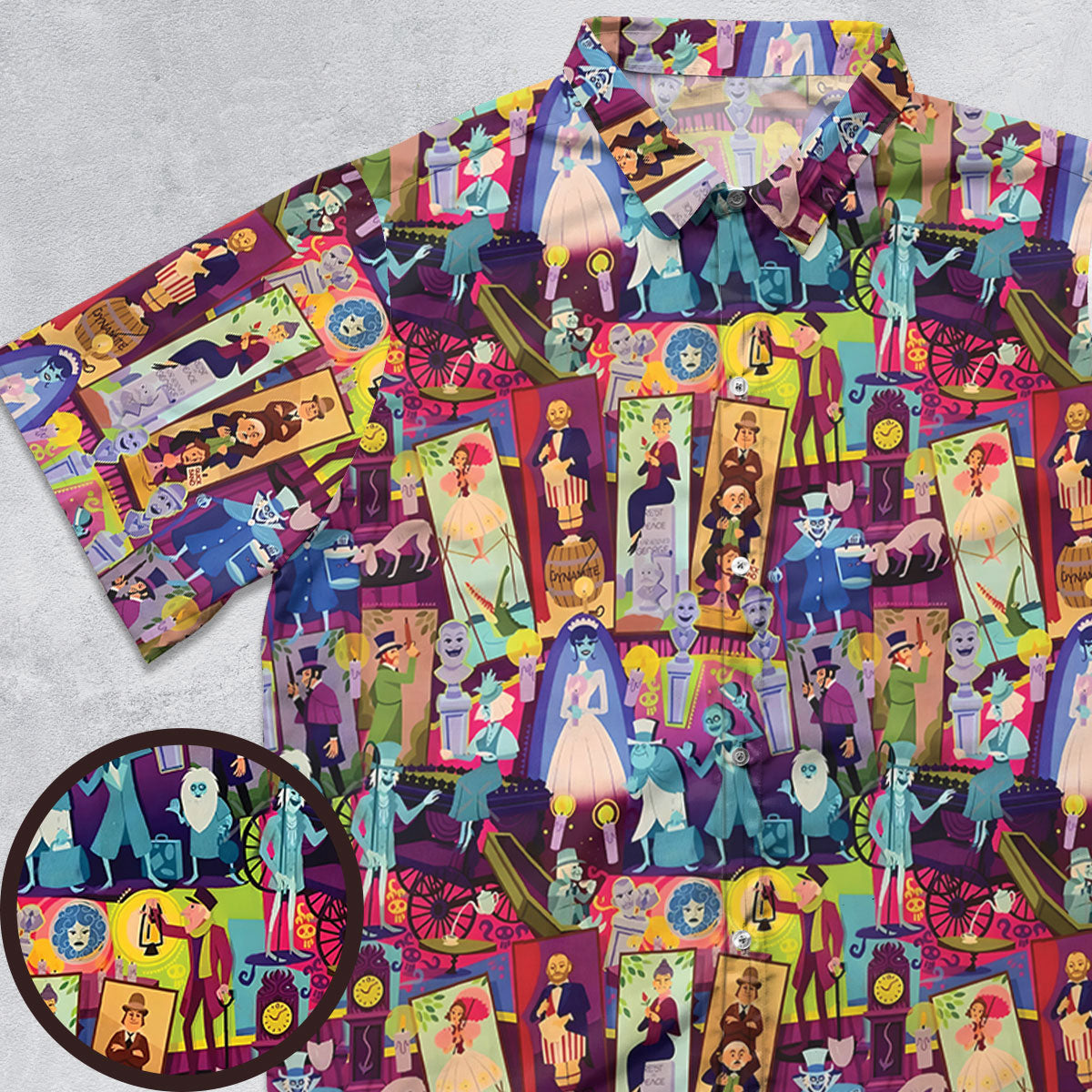 Short Sleeve Button Shirt - C8BYP455