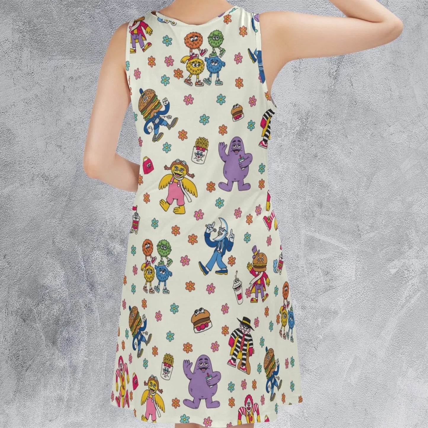 Casual Sleeveless Dress - APXMSNGA