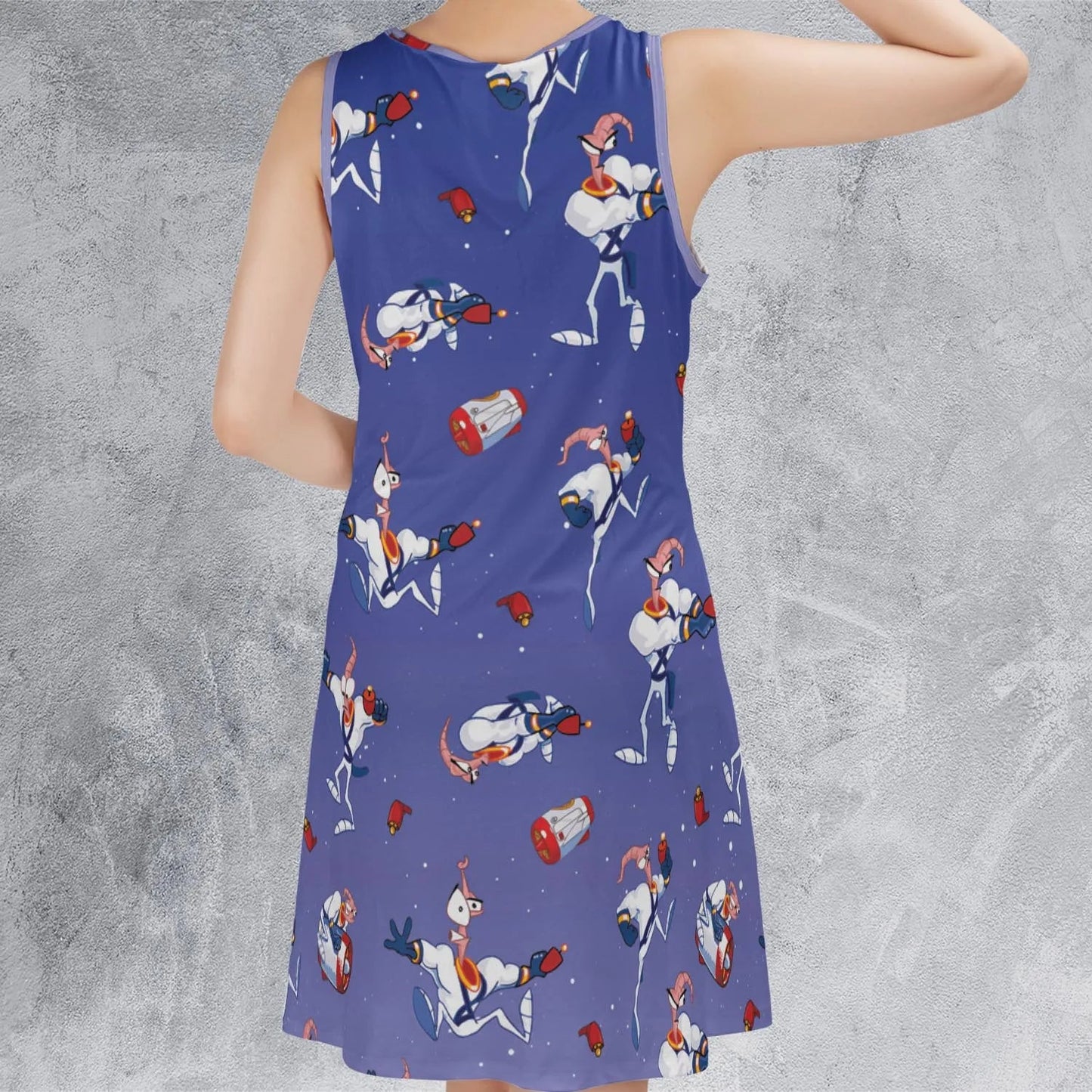 Casual Sleeveless Dress - C7XM8FS2