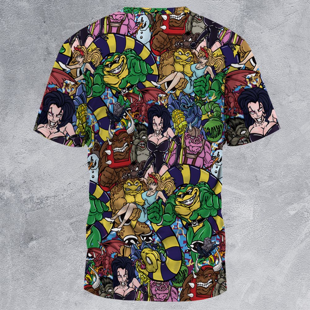 All-Over Print Unisex T-Shirt - 634HF6K5 -  - 4