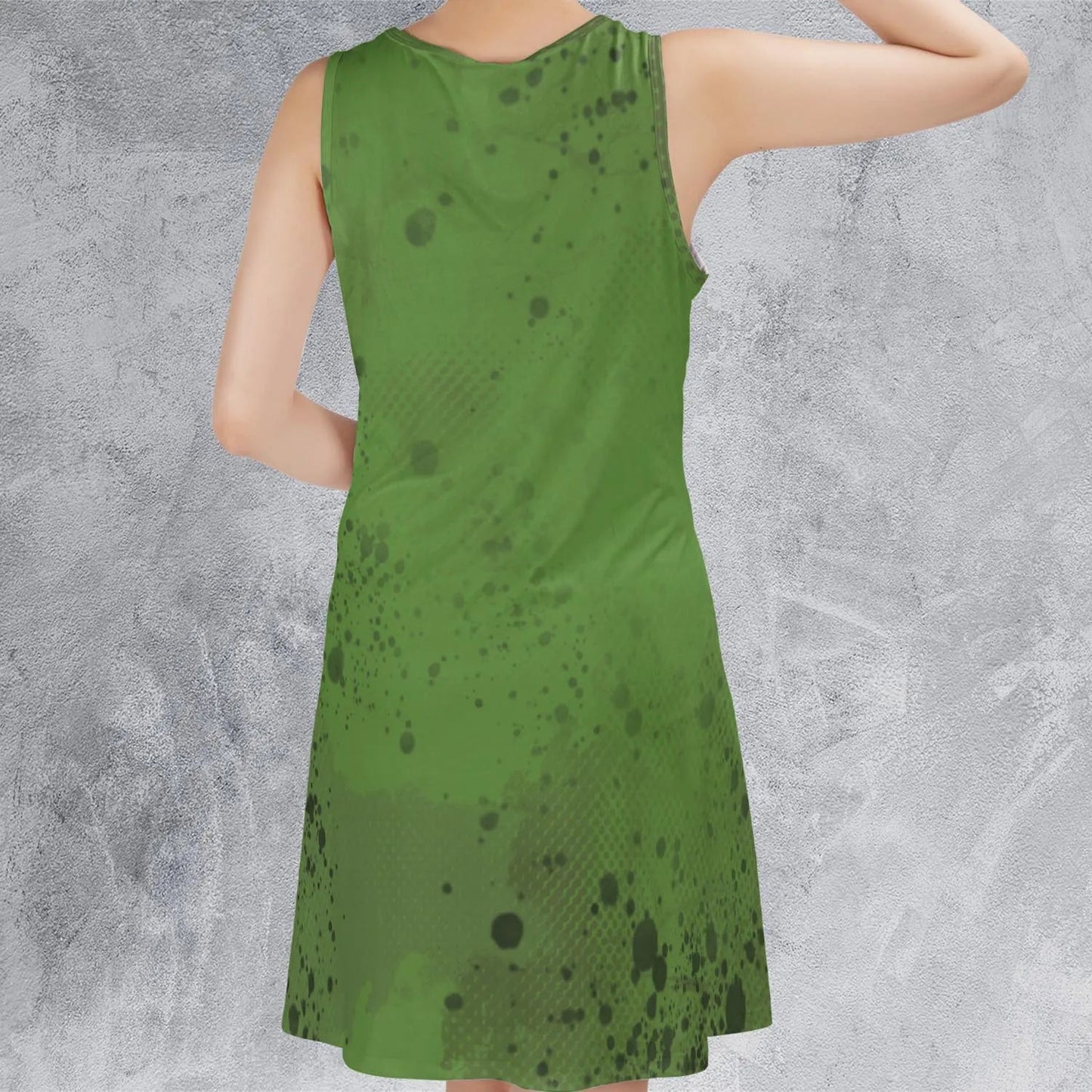Casual Sleeveless Dress - GEVPF8GT