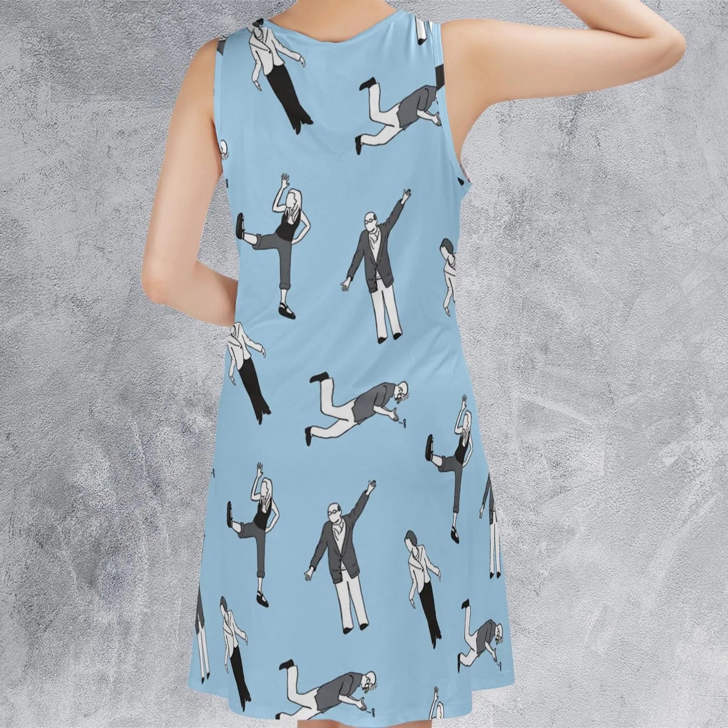 Casual Sleeveless Dress - 62VD35VA