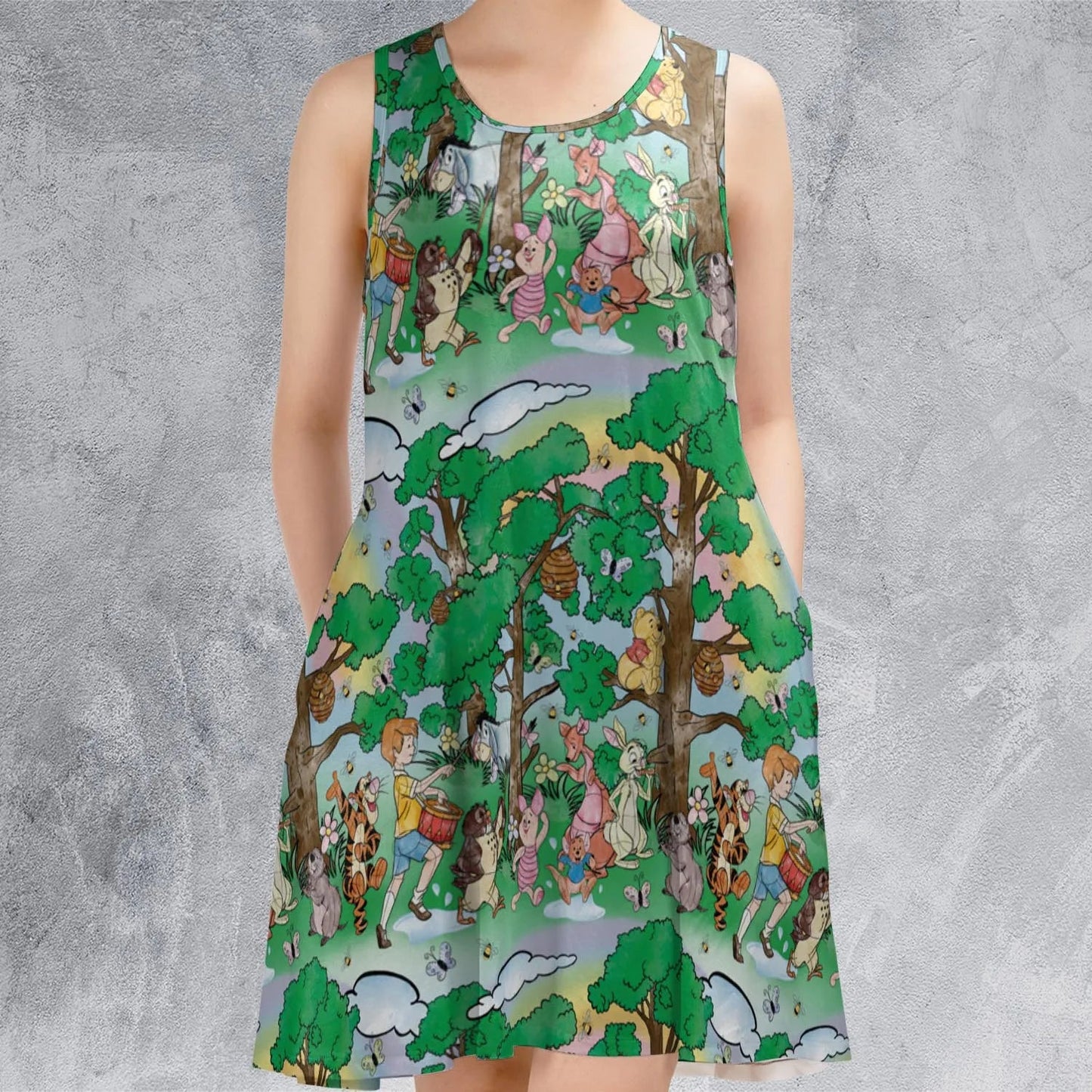 Casual Sleeveless Dress - NP1XF5NQ