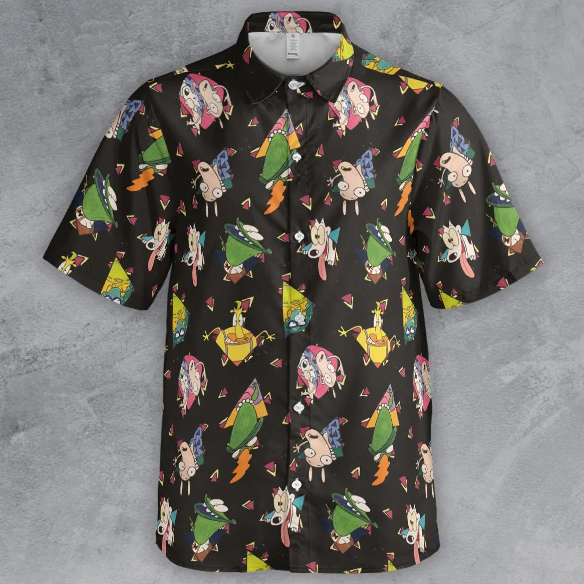 Short Sleeve Button Shirt - XUD136BE