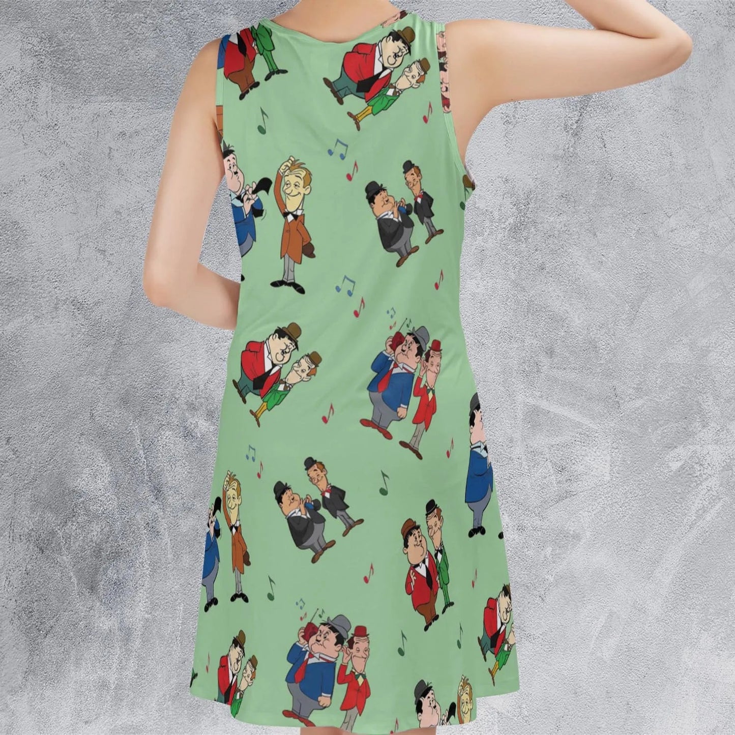 Casual Sleeveless Dress - D582ELRS