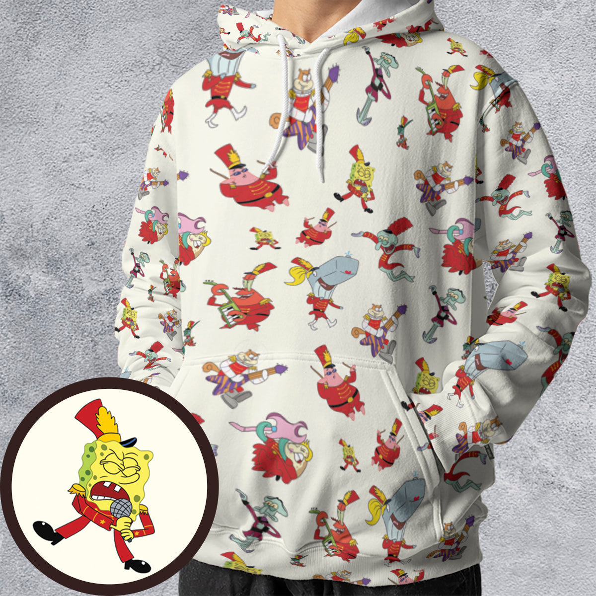 Full Print Hoodie - 16QH1364