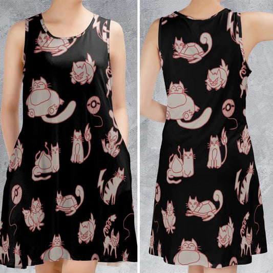 Casual Sleeveless Dress - BGB7W28X