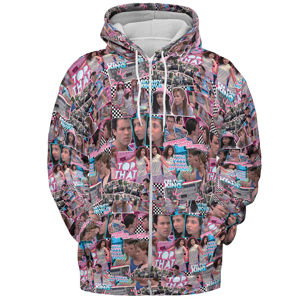 All-over Print Hoodie - LMP4S5VH -  - 3
