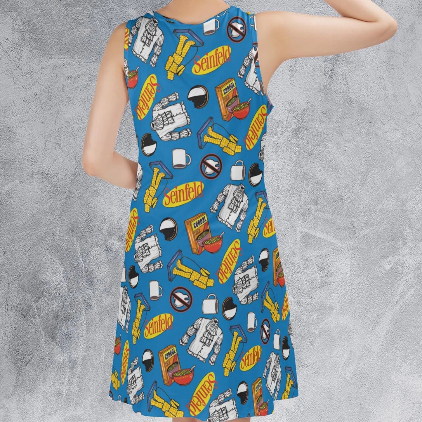 Casual Sleeveless Dress - FVMN9YTQ