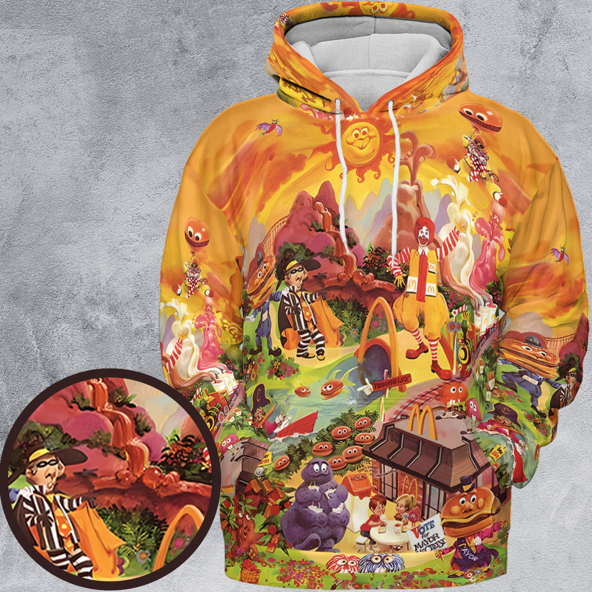 Full Print Hoodie - EDZQMKPH