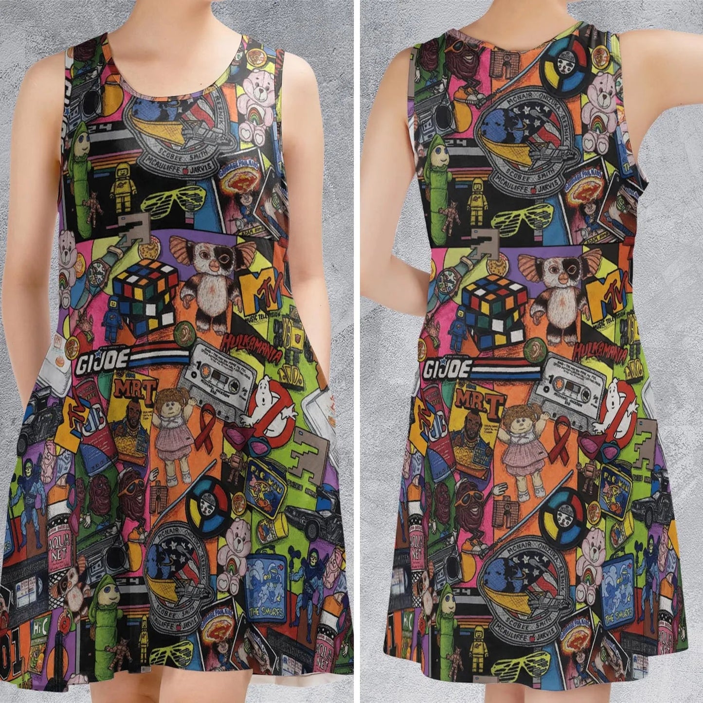 Casual Sleeveless Dress - SM3ZYD8G