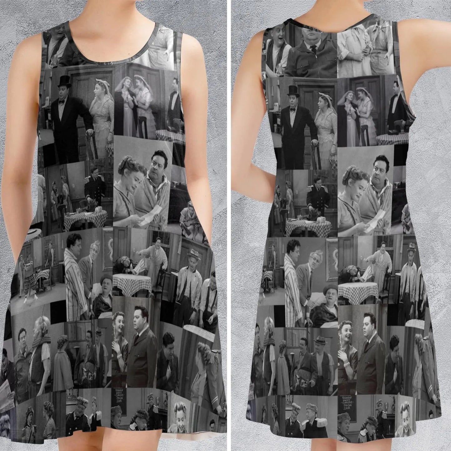 Casual Sleeveless Dress - EMH7NXR3