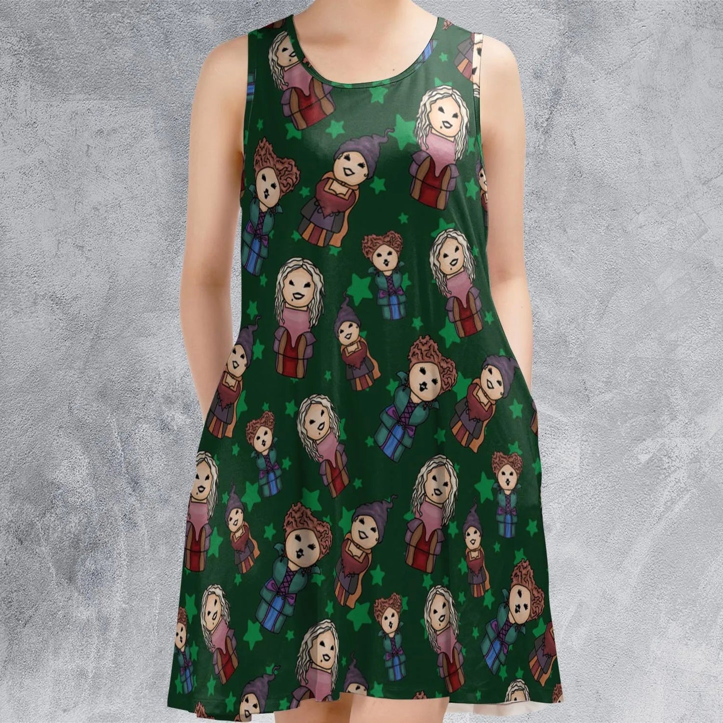 Casual Sleeveless Dress - ADX39FBG