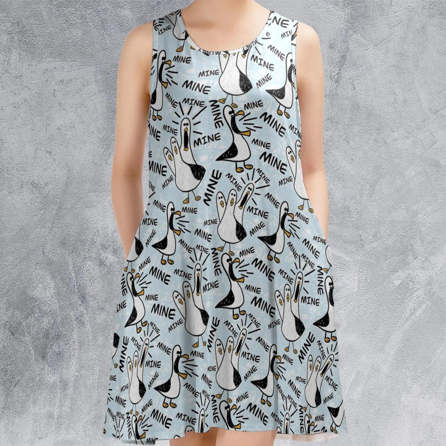 Casual Sleeveless Dress - L3HYZ6LY