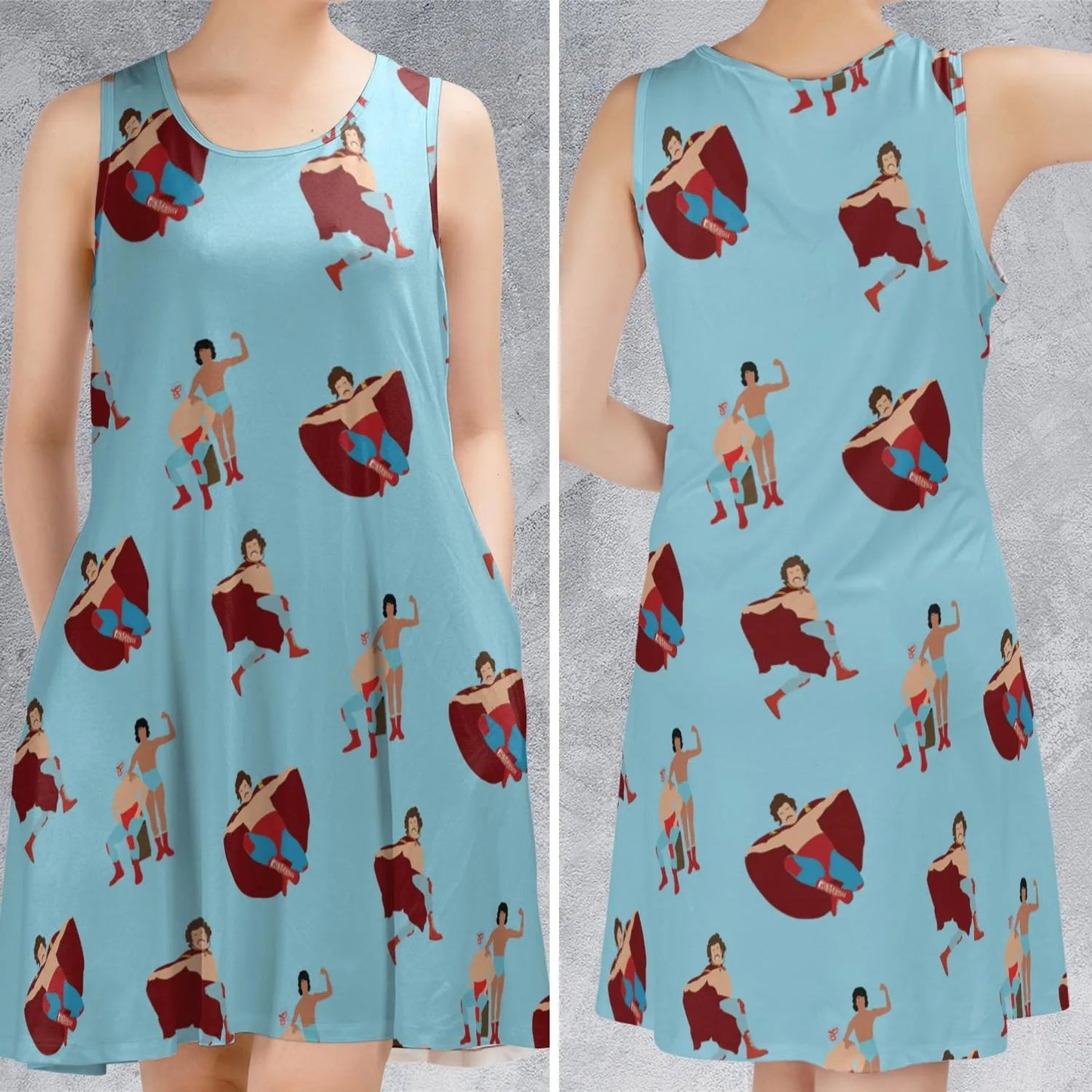 Casual Sleeveless Dress - XE79XCE7