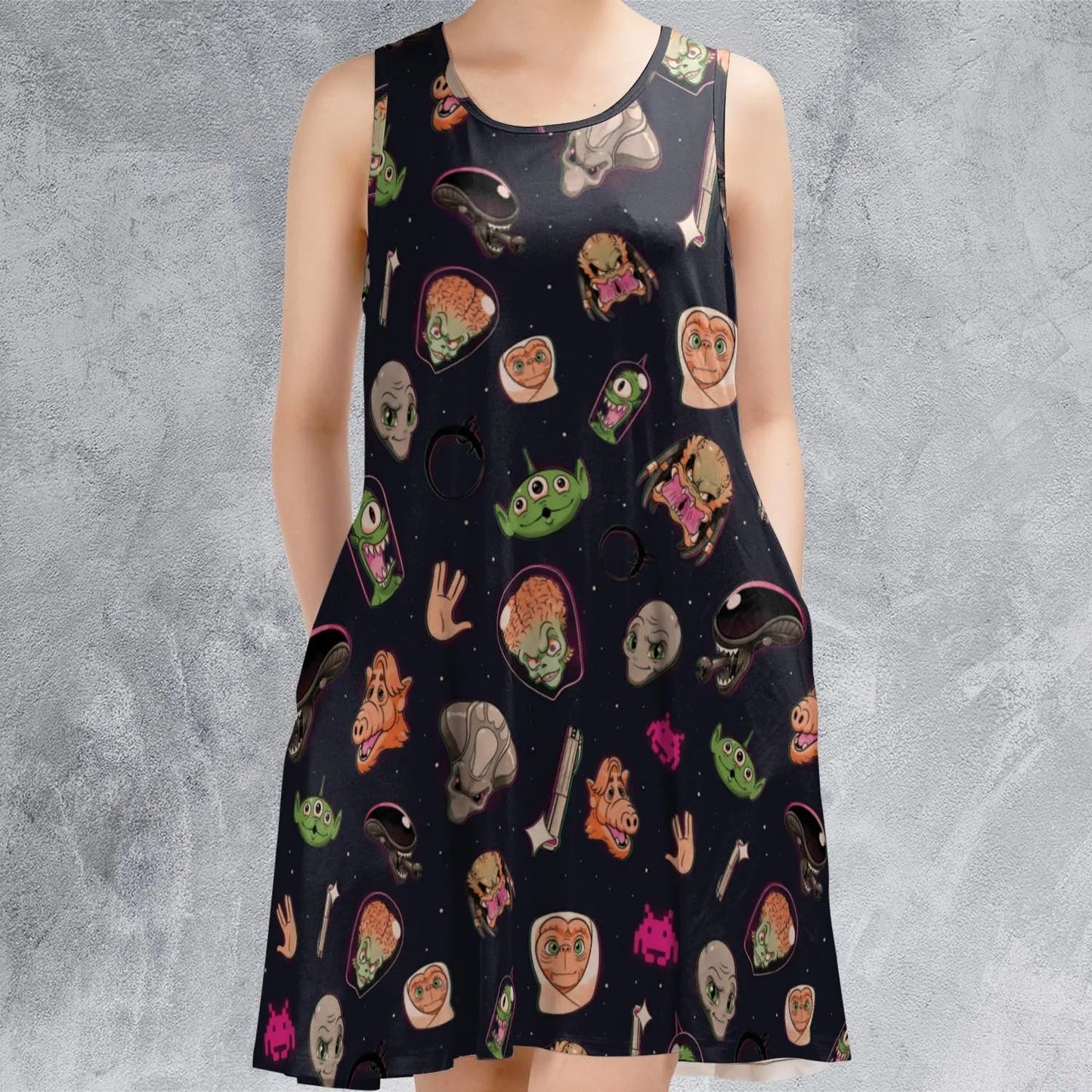 Casual Sleeveless Dress - PW1Y3K71