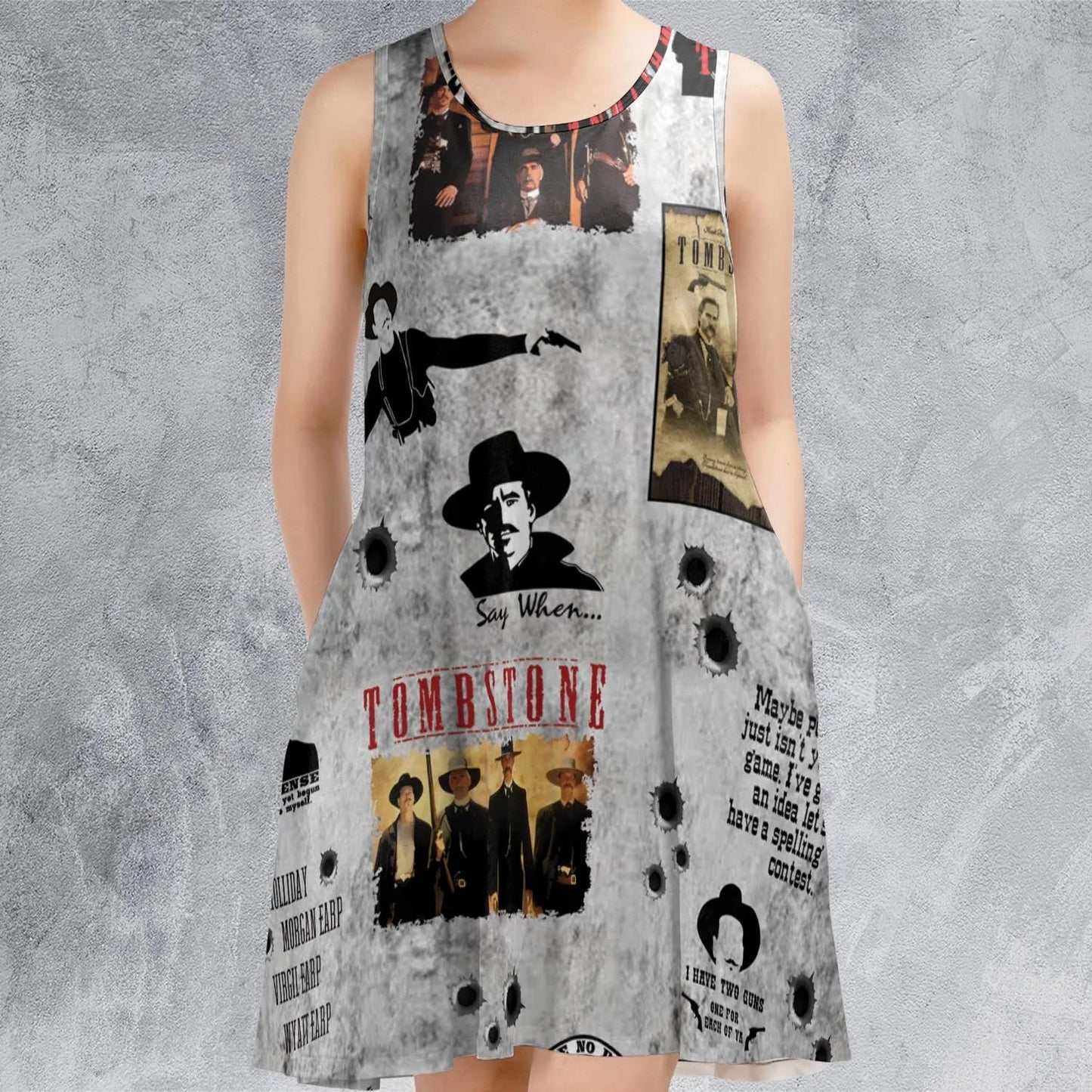Casual Sleeveless Dress - NQ26UDNX