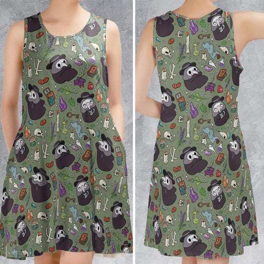 Casual Sleeveless Dress - 96MX6LRZ