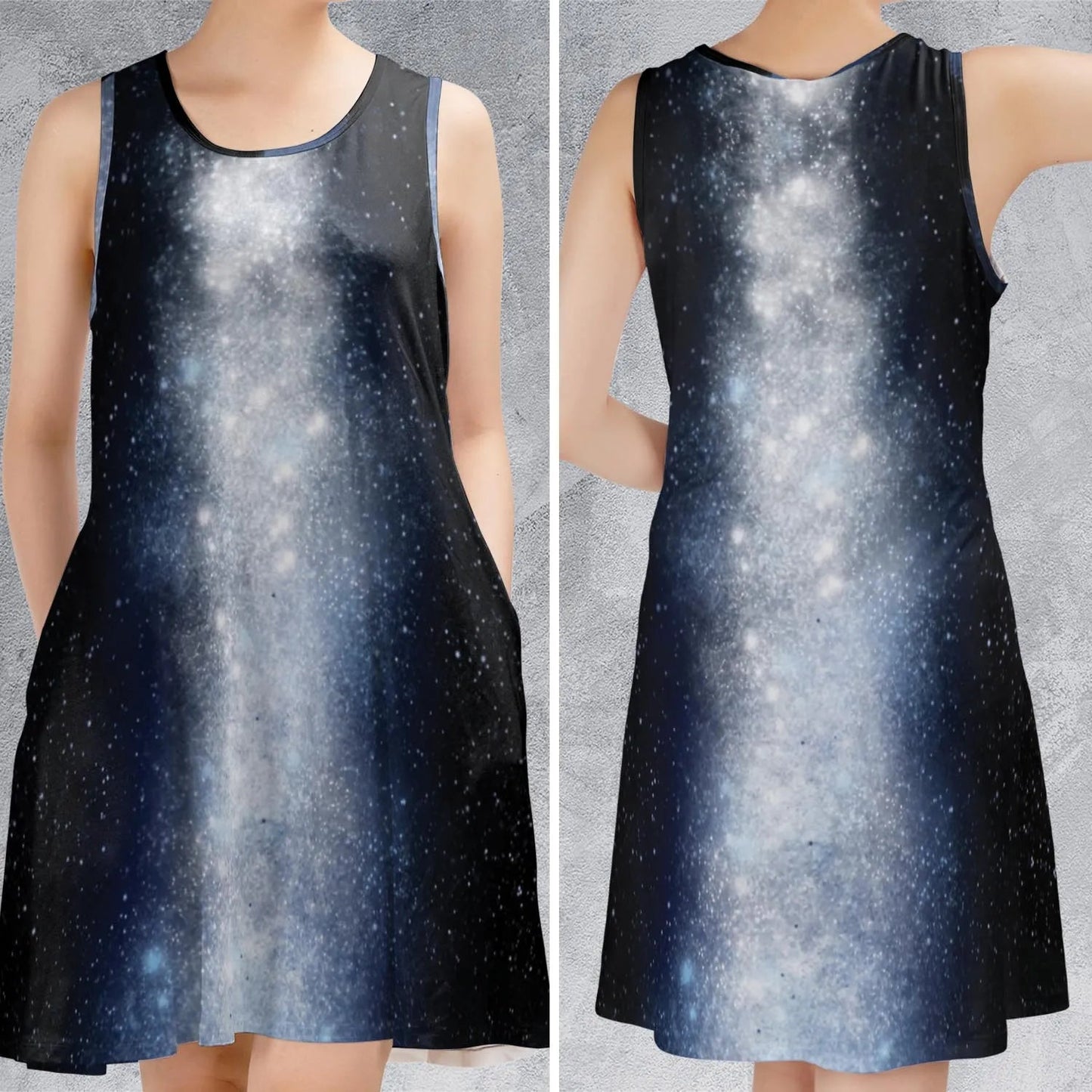 Casual Sleeveless Dress - Y43HXWUX