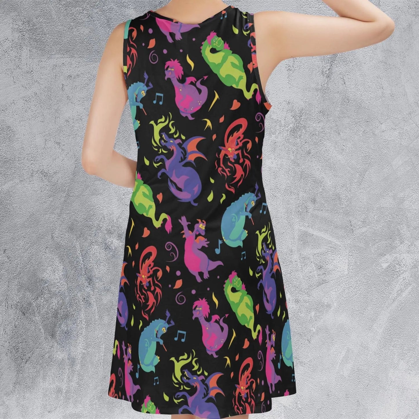 Casual Sleeveless Dress - 9P6U5TEF