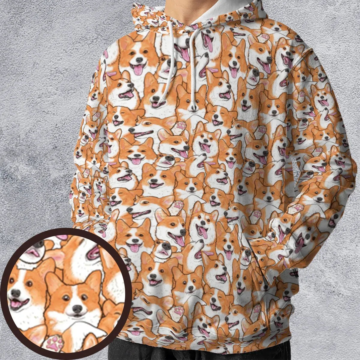 Full Print Hoodie - Q423LR29
